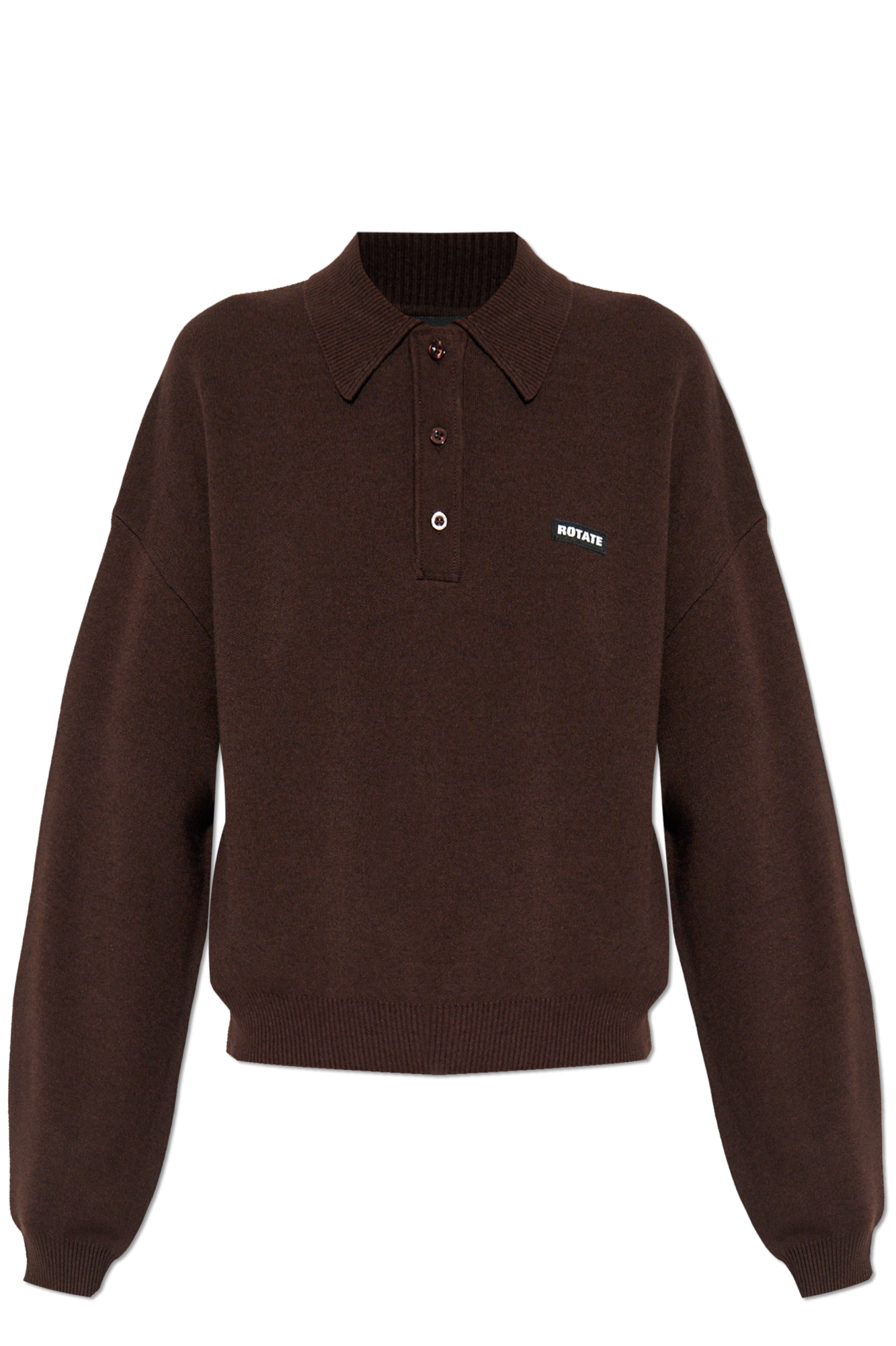 ROTATE Polo with logo patch | Women's | Vitkac